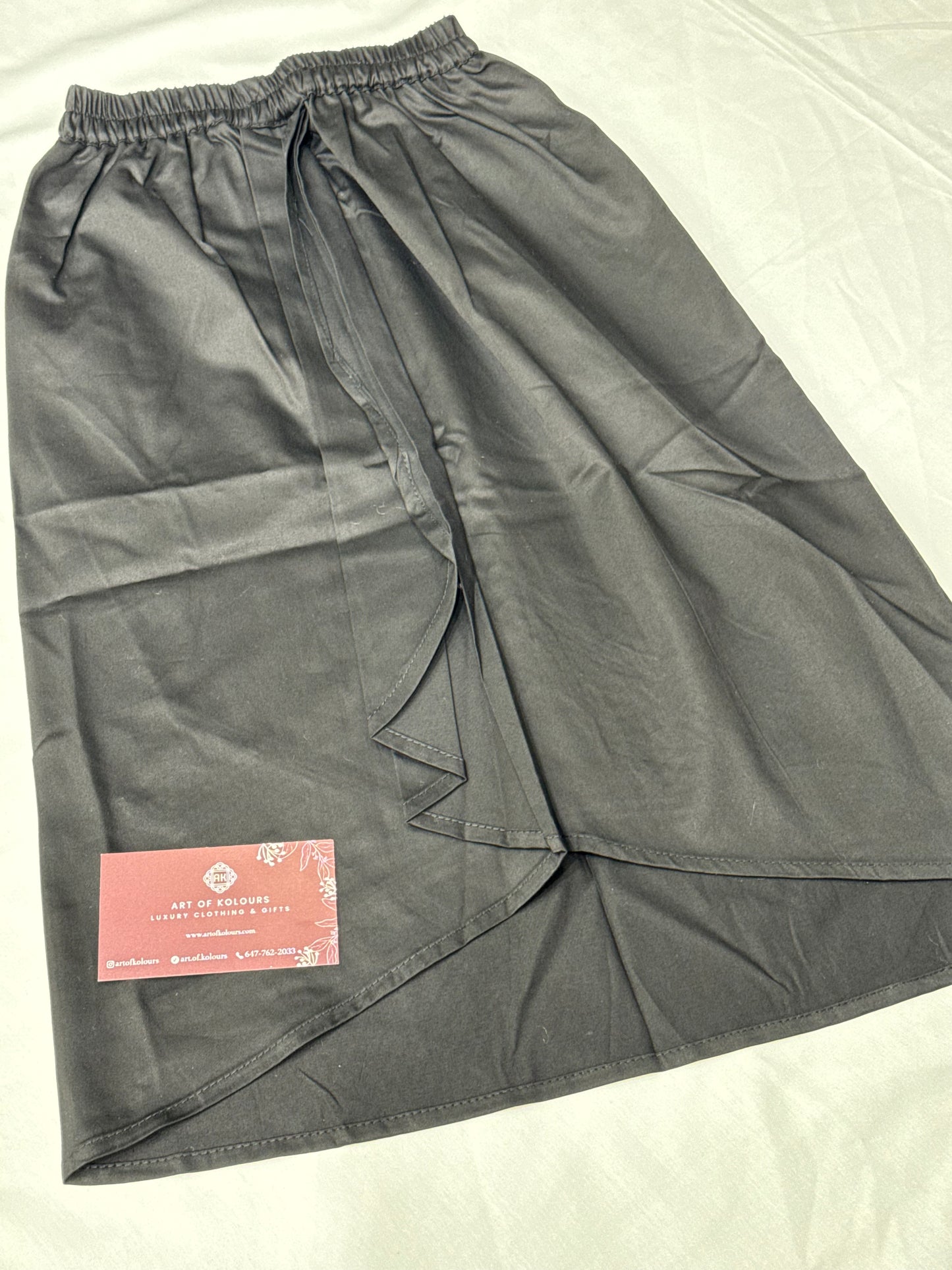 Randy Boys Kurta Chadra- Black