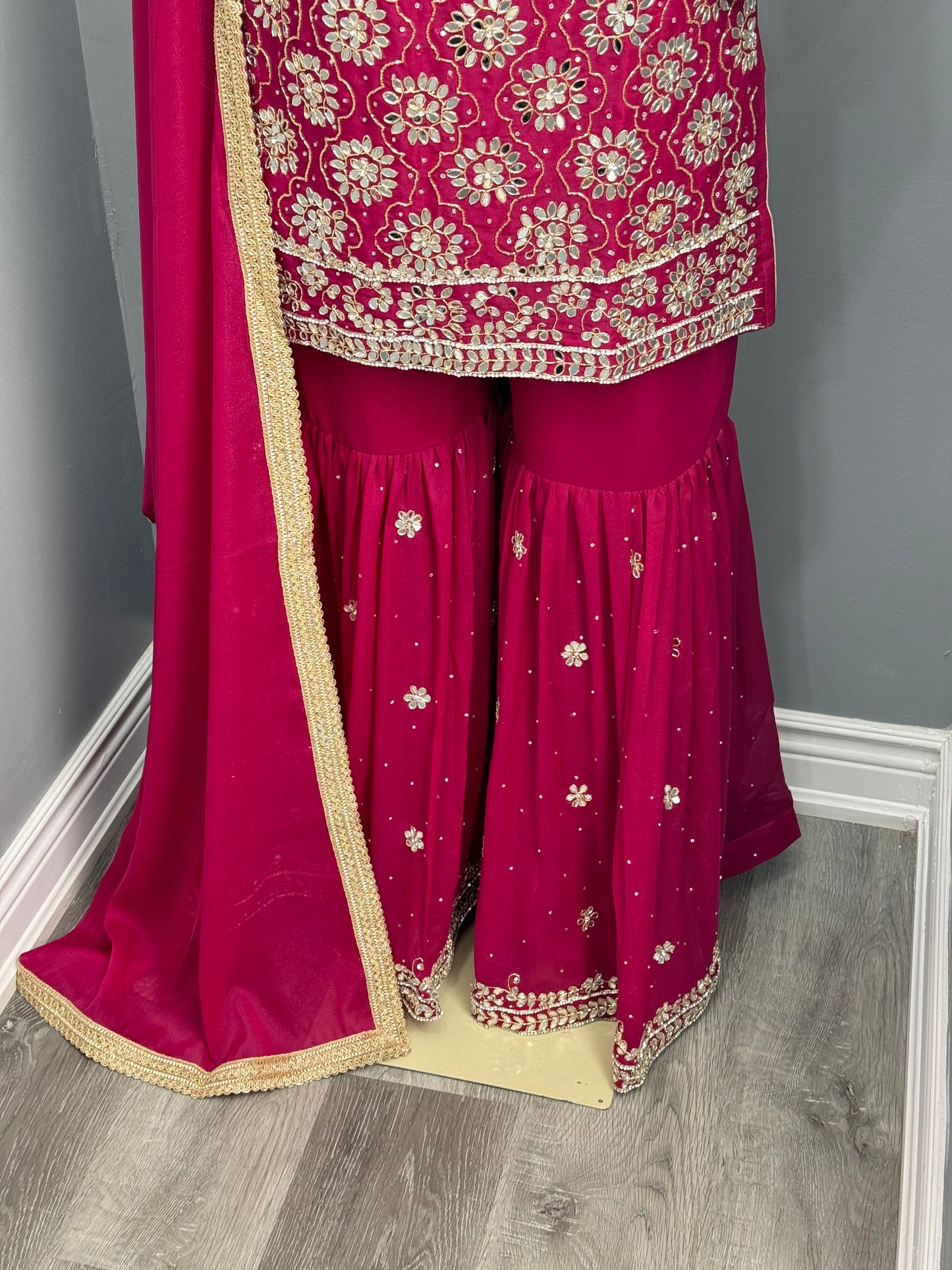 Readymade Gharara Suit- AK33-12