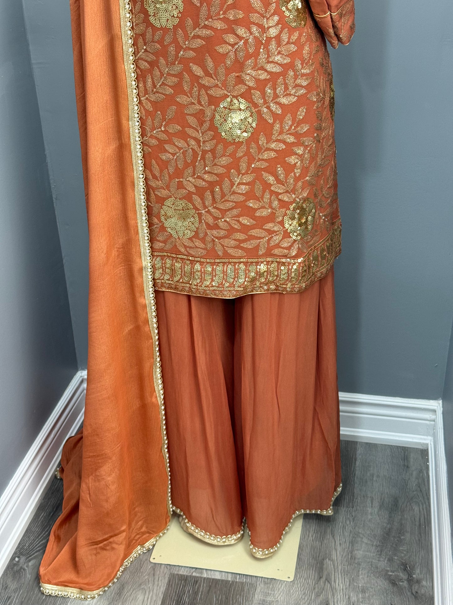 Sequence Work Sharara Suit