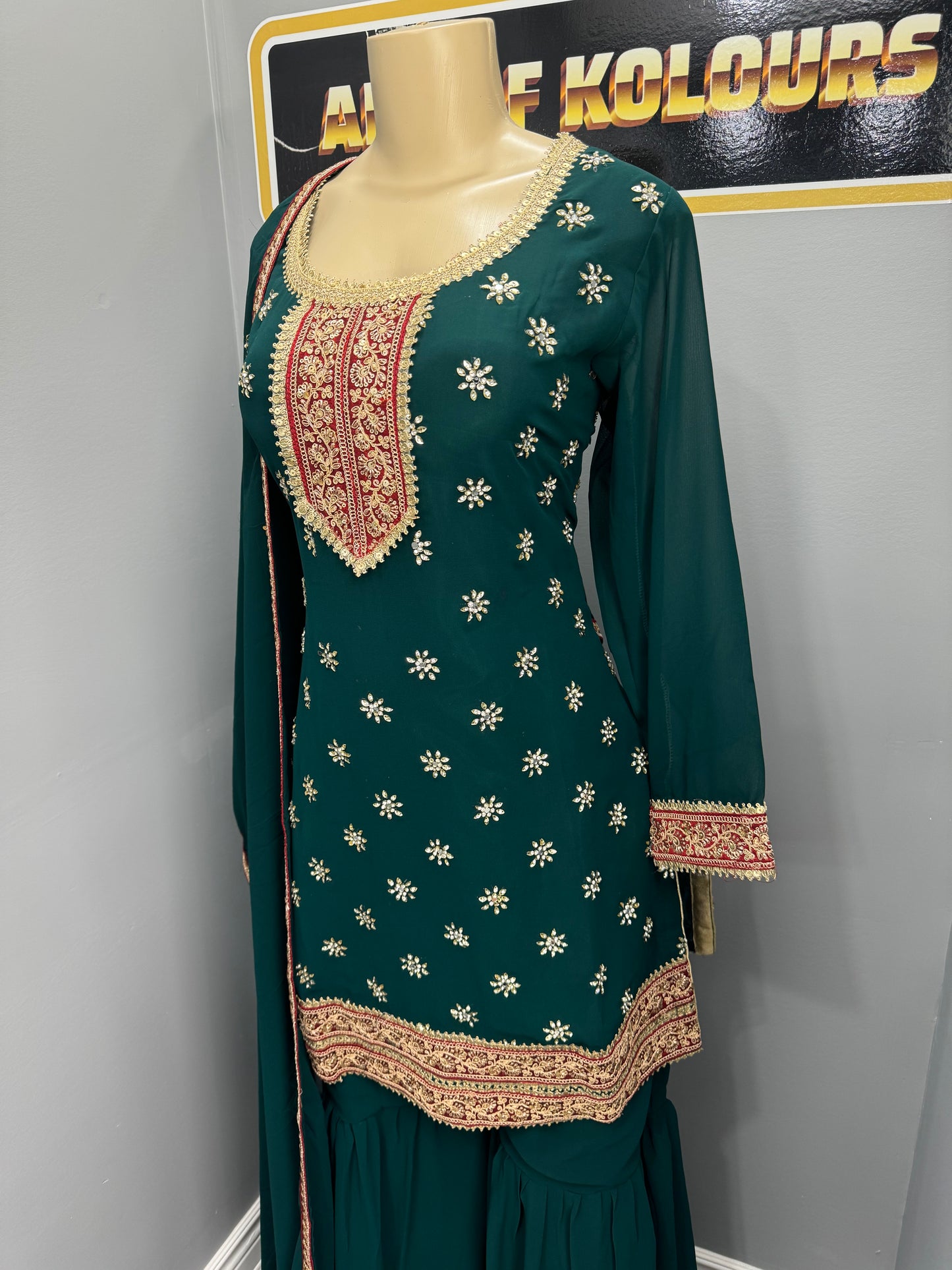 Aafreen Readymade Gharara Suit