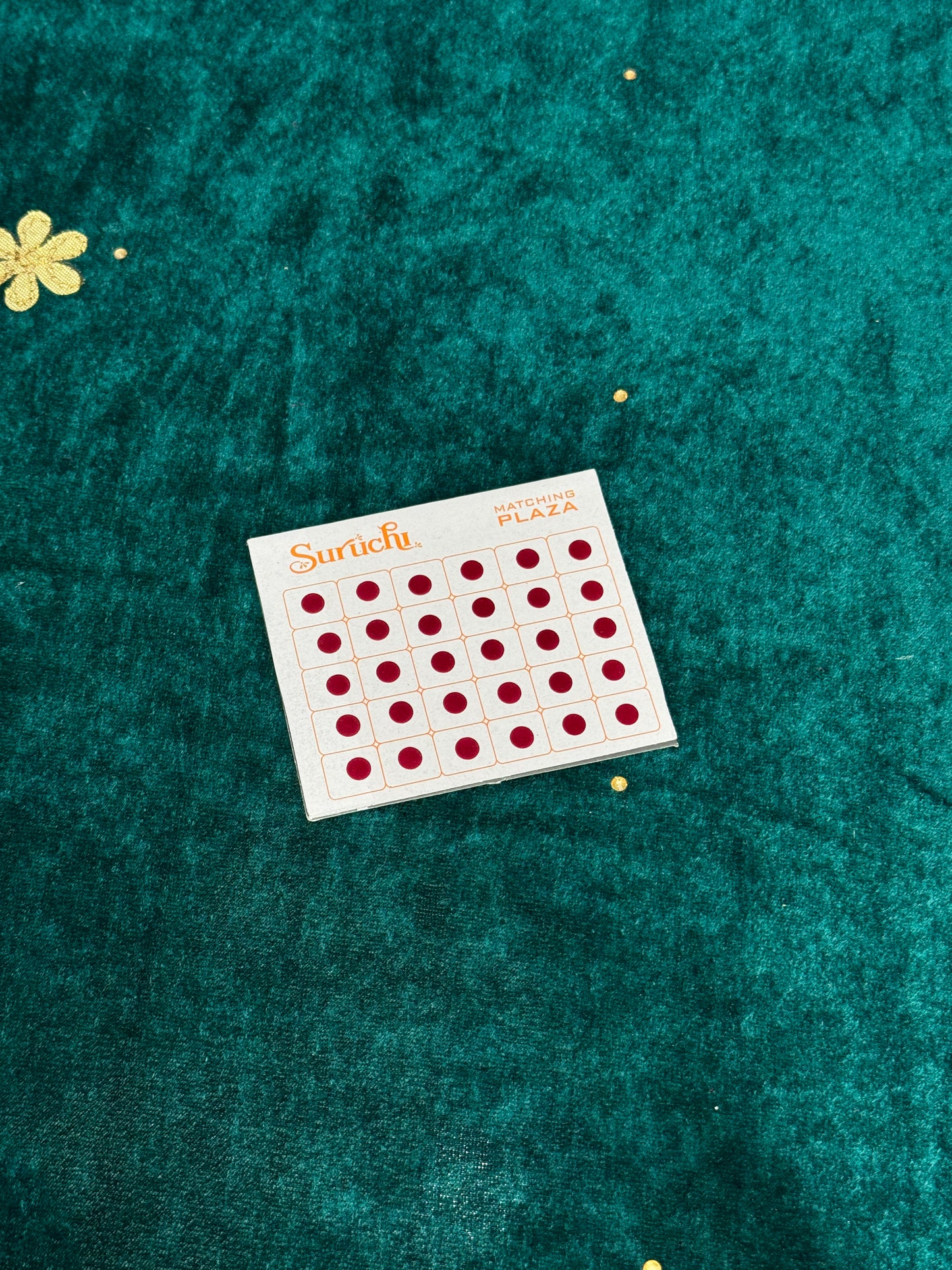 Surachi Maroon Round Bindis