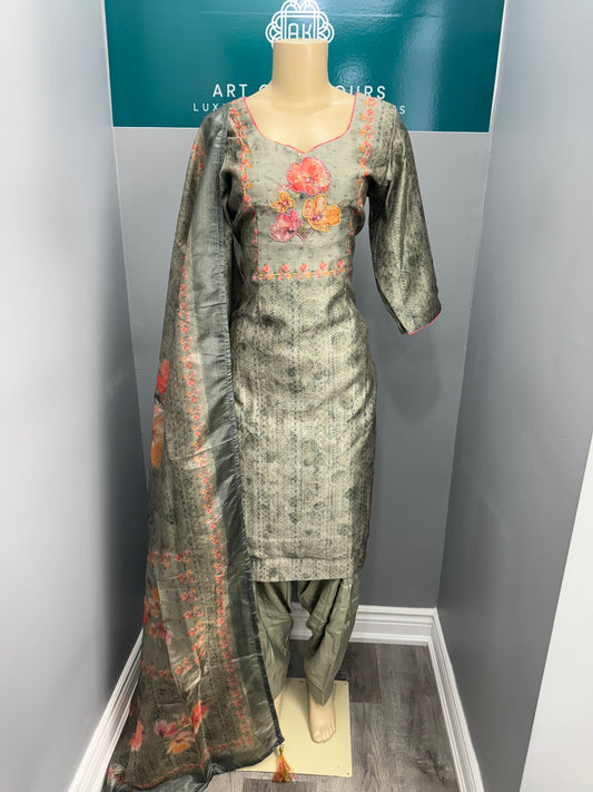 Printed Work Salwar Suit