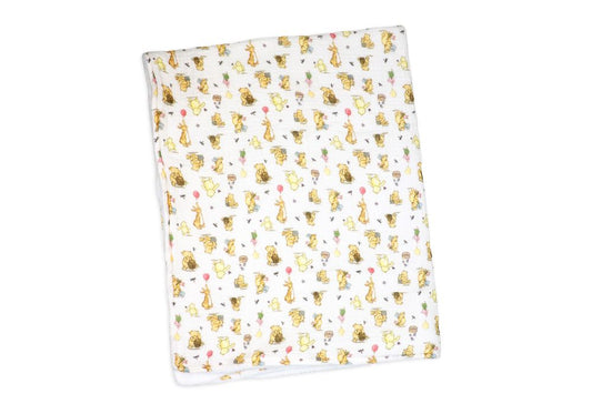 Muslin Pooh and Friends Blanket