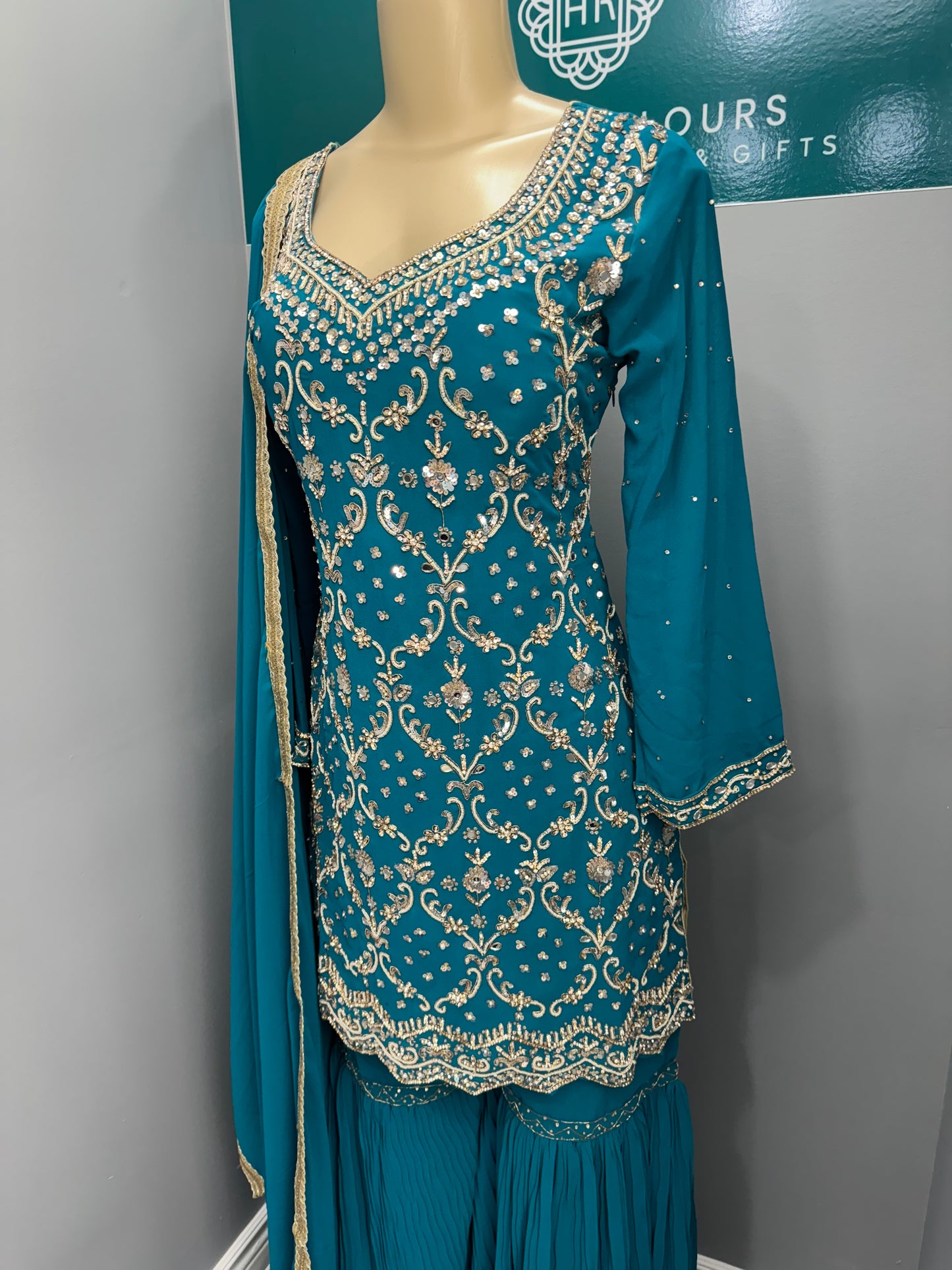 Silko Readymade Gharara Suit