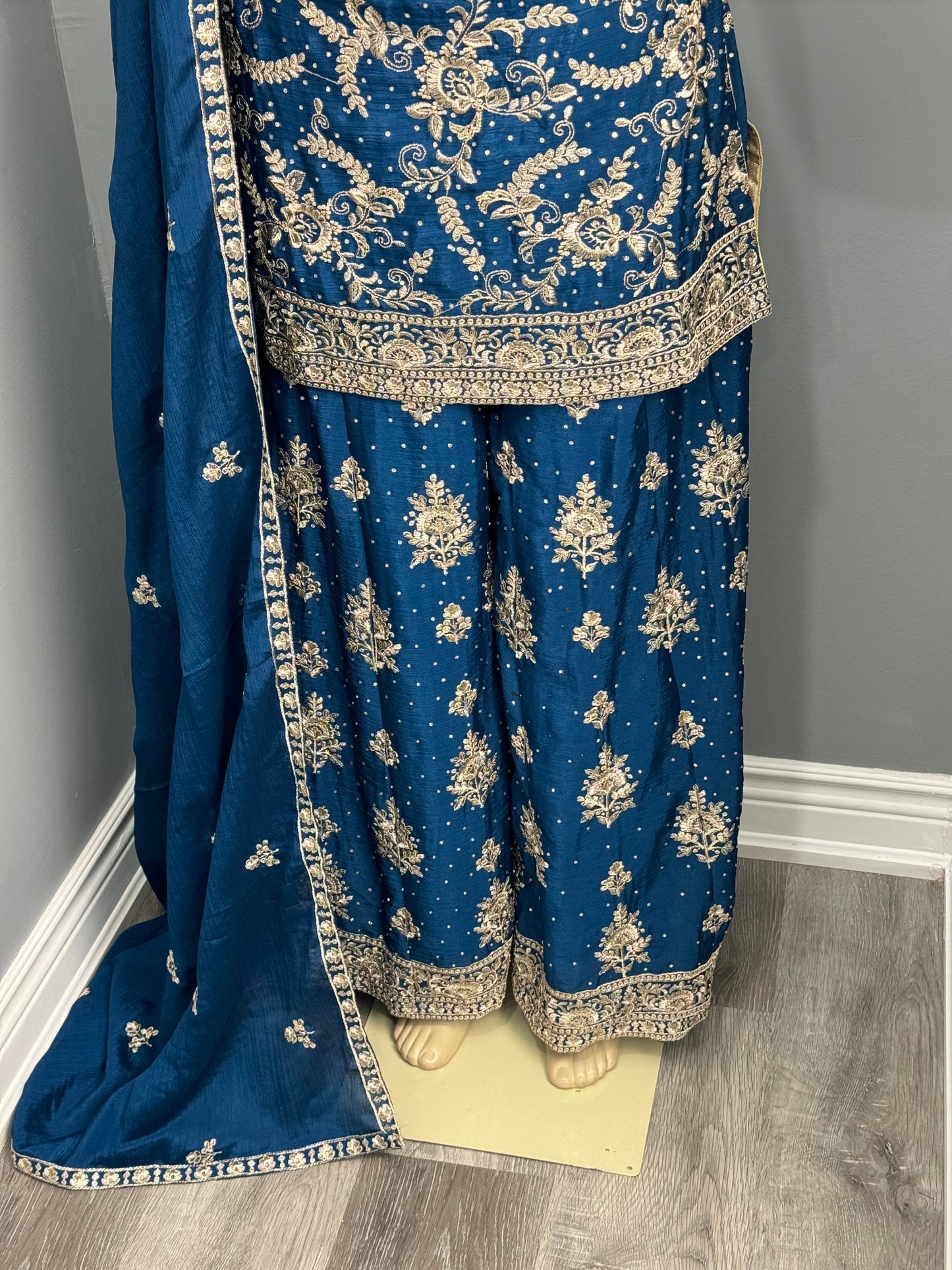 Readymade Sharara Suit- AK7073-18
