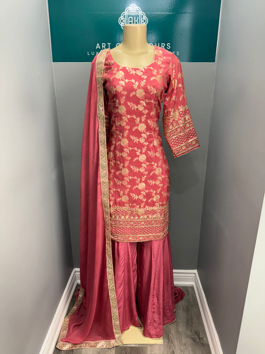 Banarsi Sharara Suit- AK6668-2726
