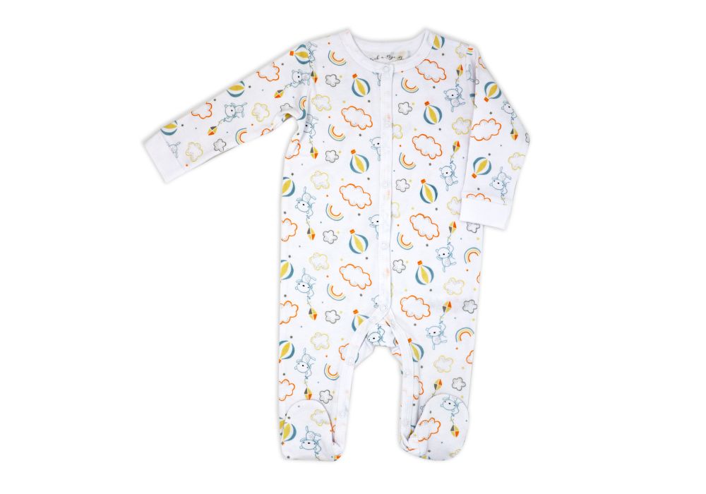 Unisex 5 Piece Mesh Bag Set: Multi Balloon