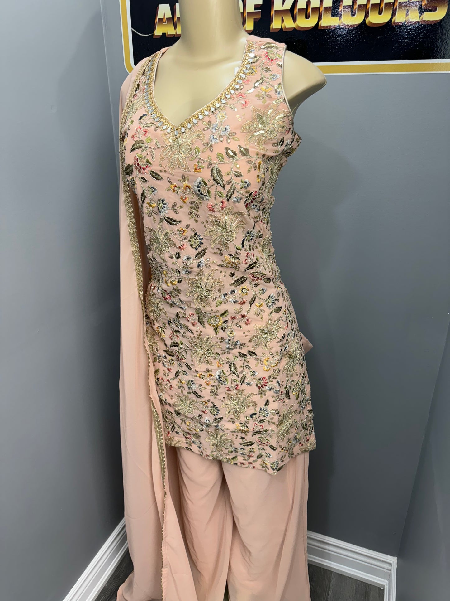 Mulwar Readymade Sharara Suit