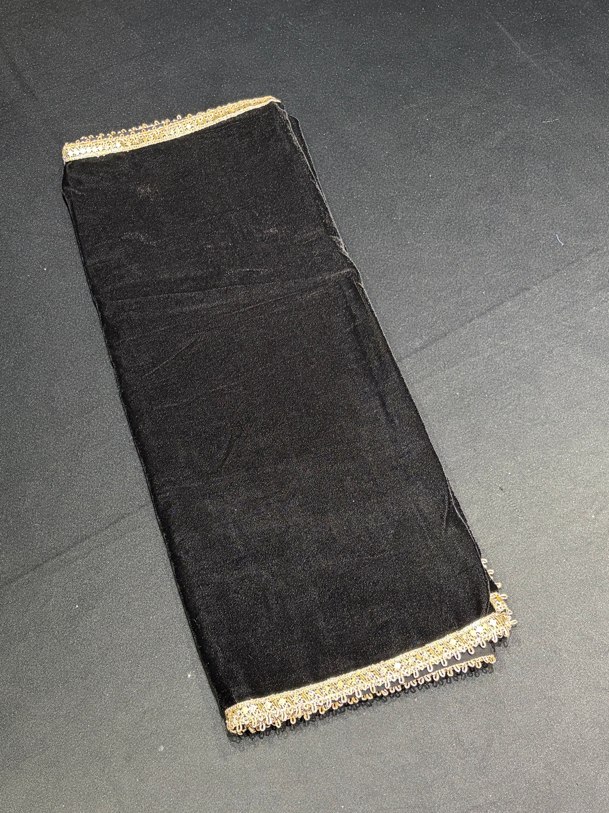 Black Velvet Gota Patti Frock Salwar