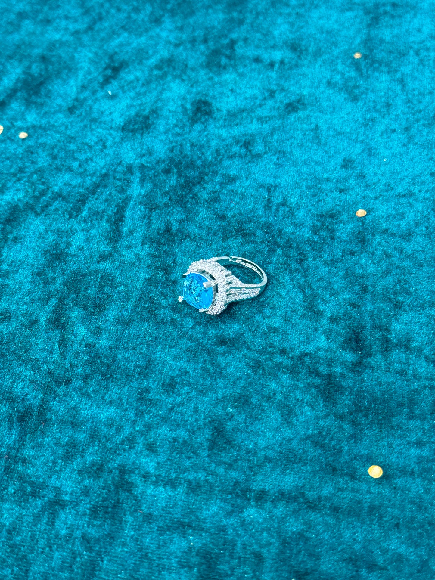 Chandiya Blue AD Ring
