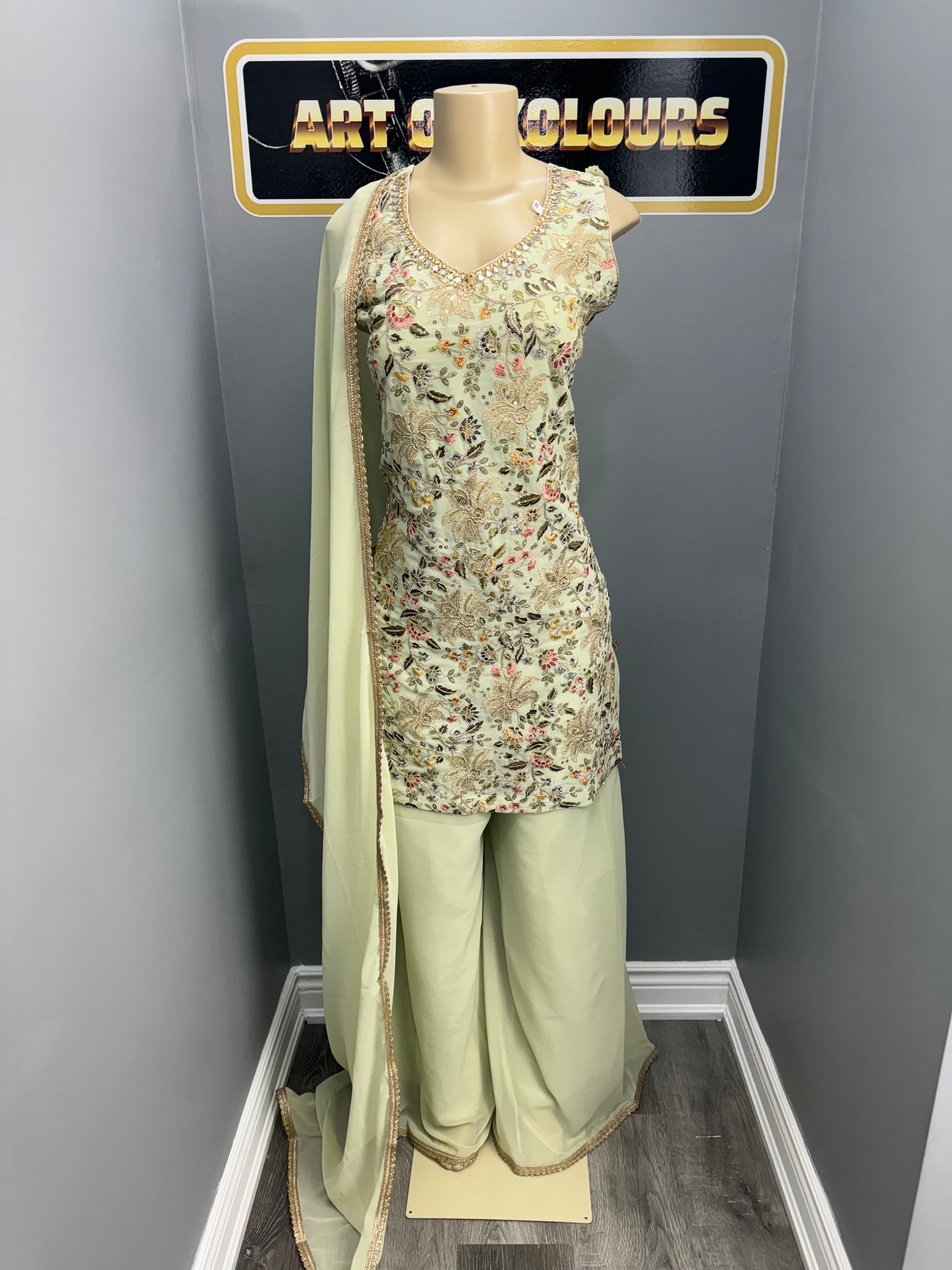 Mulwar Readymade Sharara Suit
