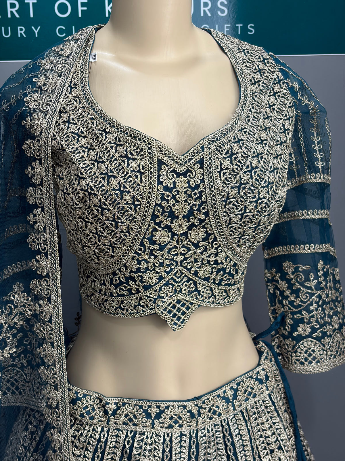Embroidered Lehenga- AK5053-1326