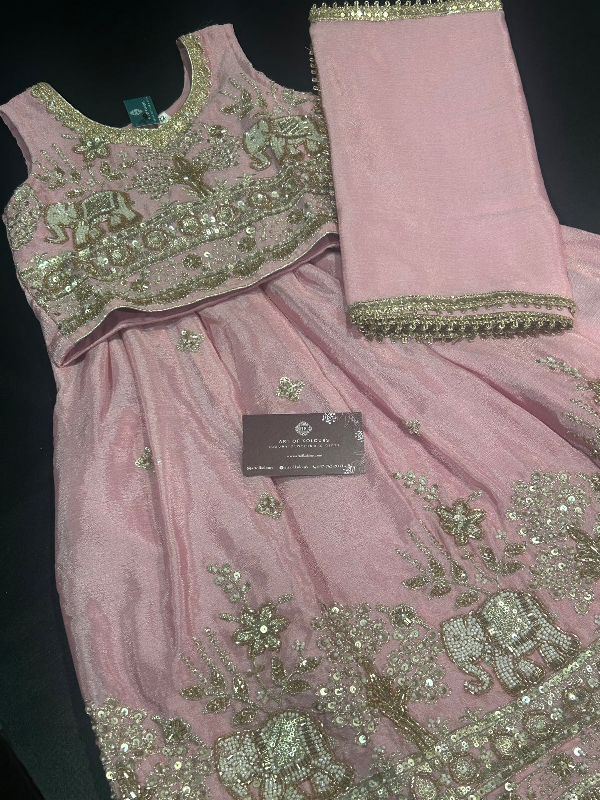 Elephant Pink Blush Lehenga