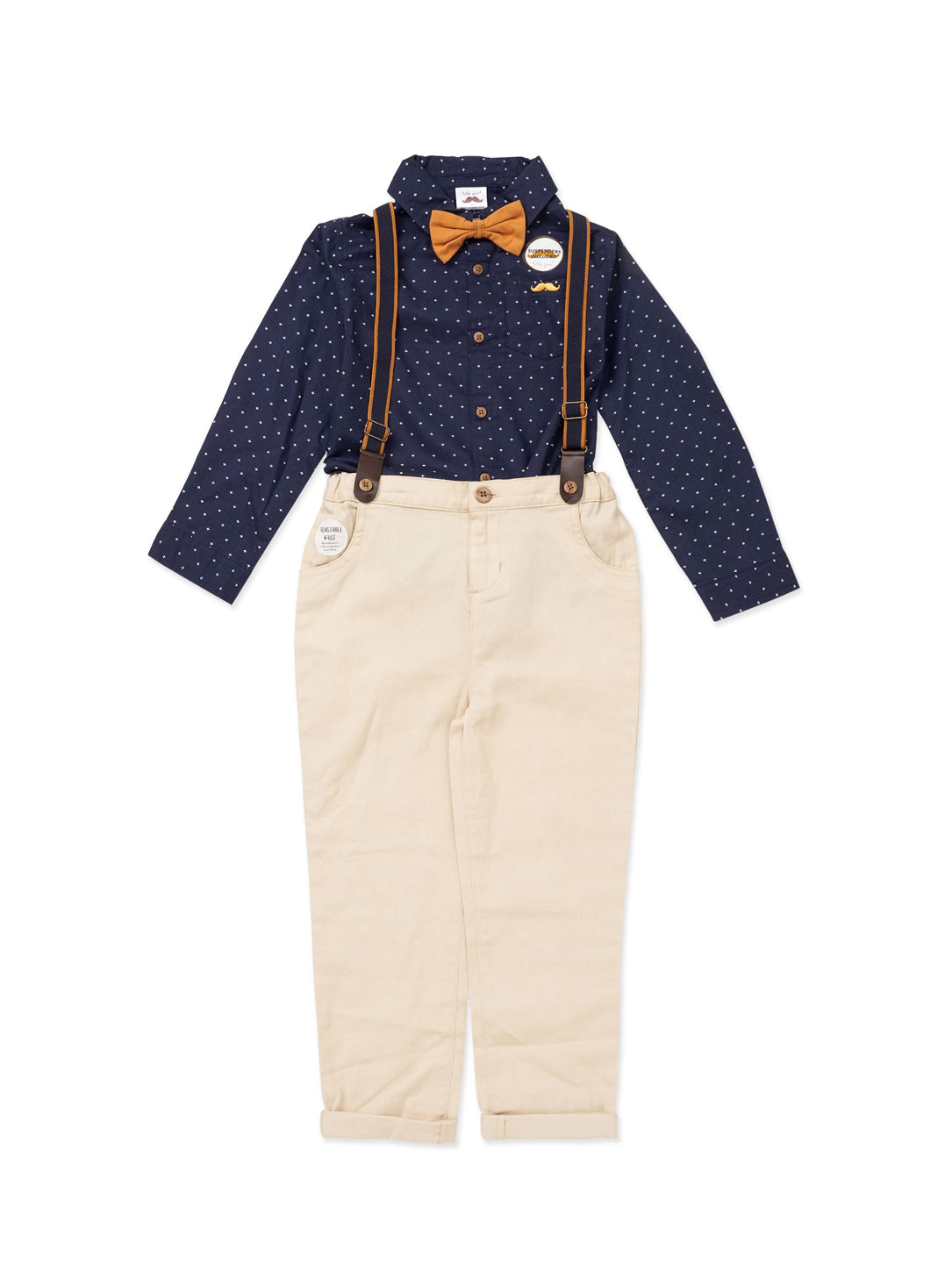 Toddler Boys Dress Shirt Set