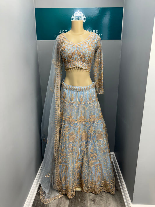 Beautiful Embroidered & Beaded Lehenga