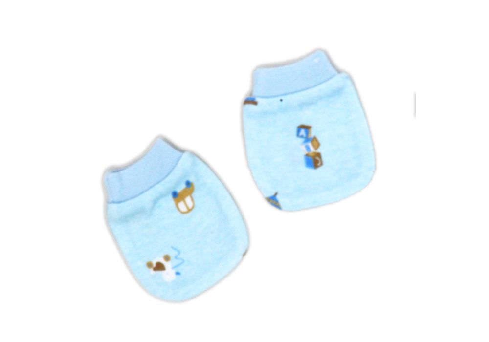 Boys 5 Piece Mesh Bag Set: Blue Toy Box