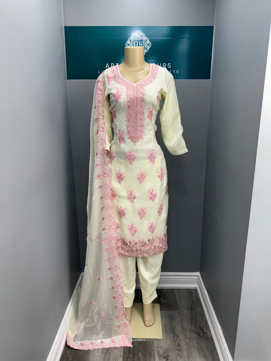 Elsa Pink Plazo Suit