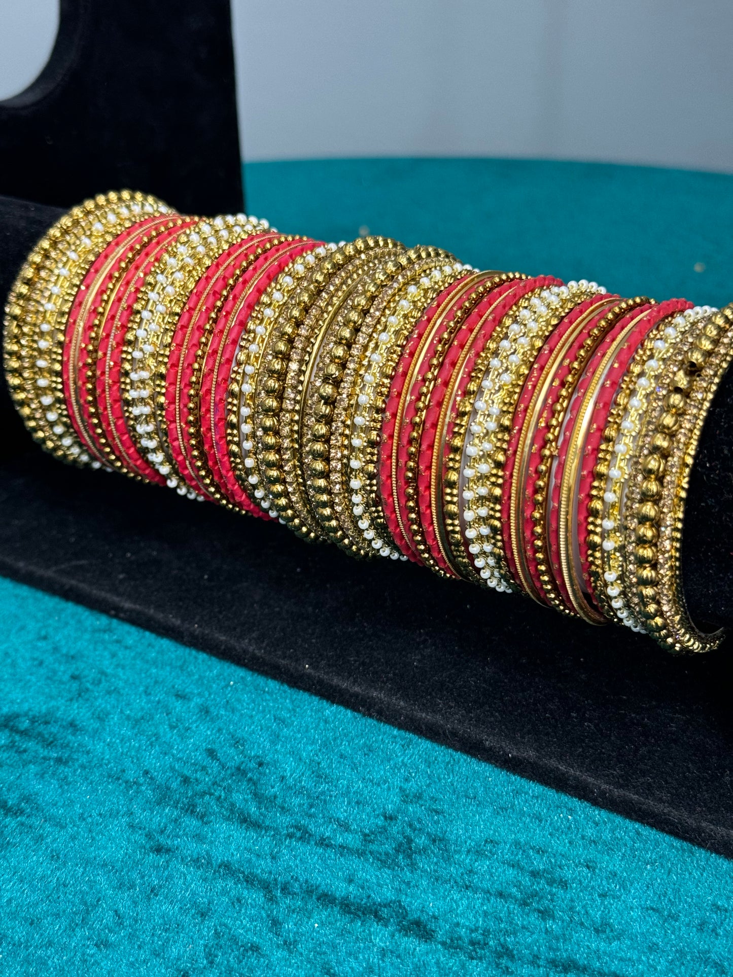 Coral Designer Work Bangles