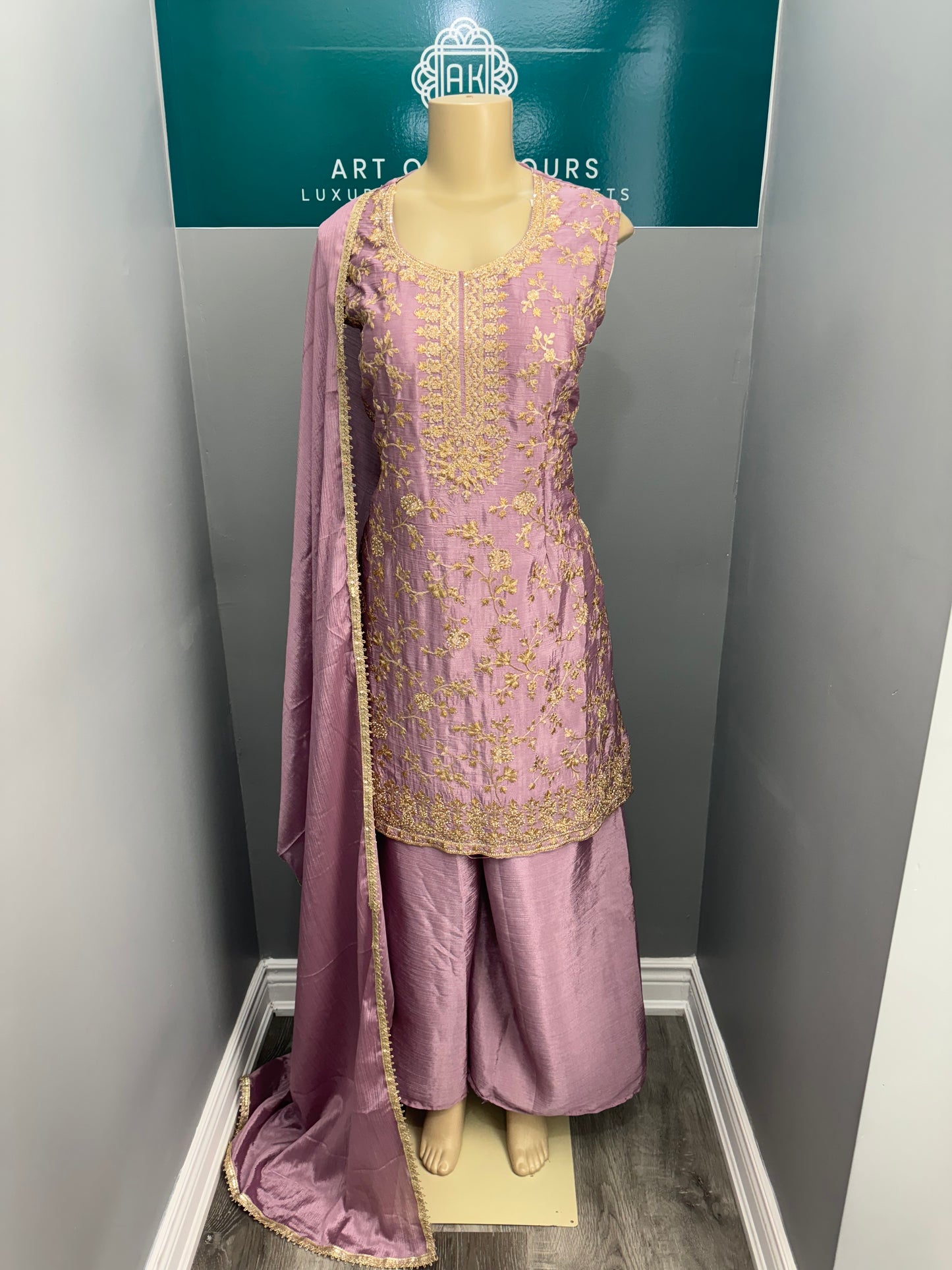 Readymade Sharara Suit- AK101217-26