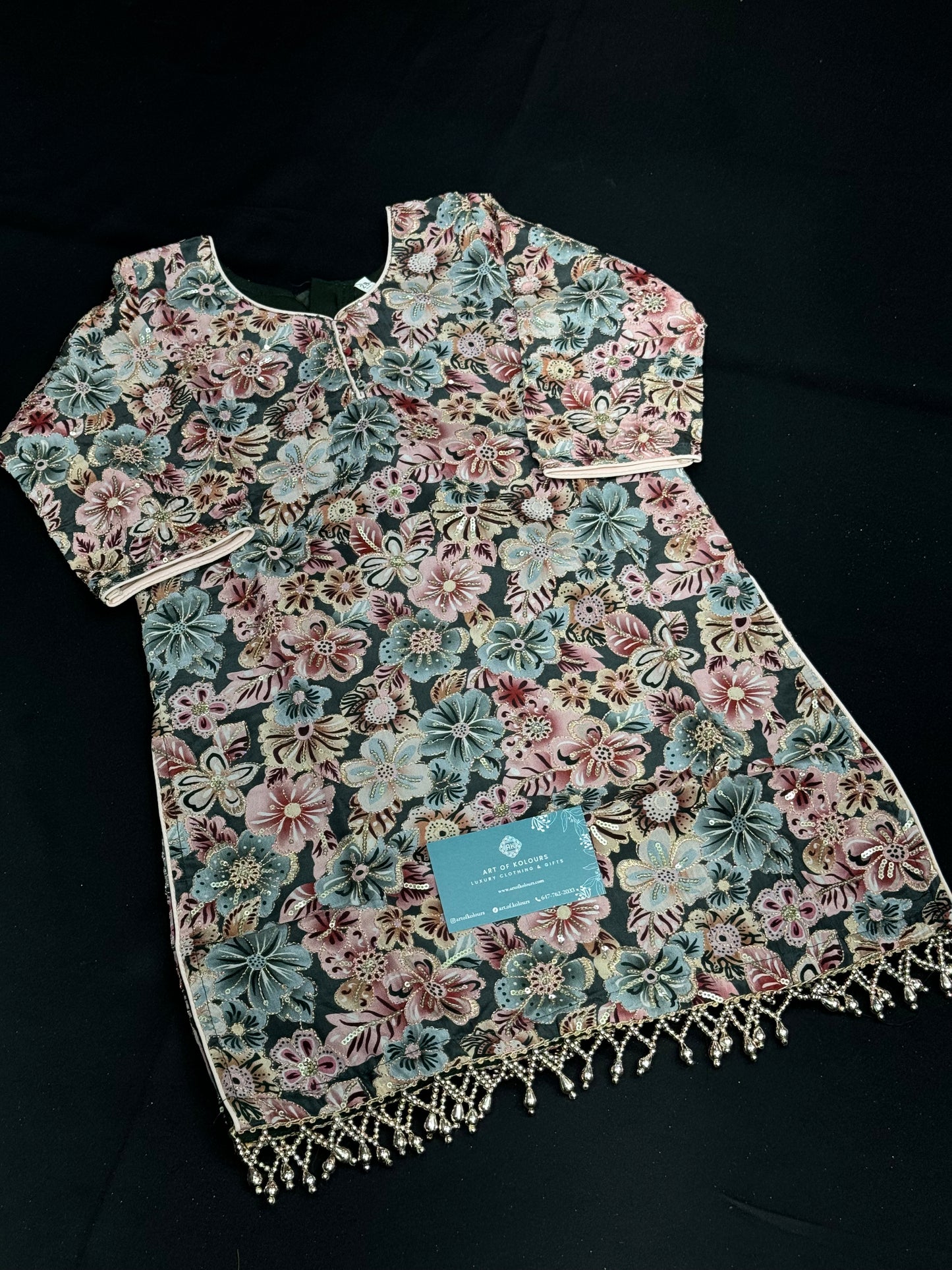 Reet Kids Salwar Suit- Peach