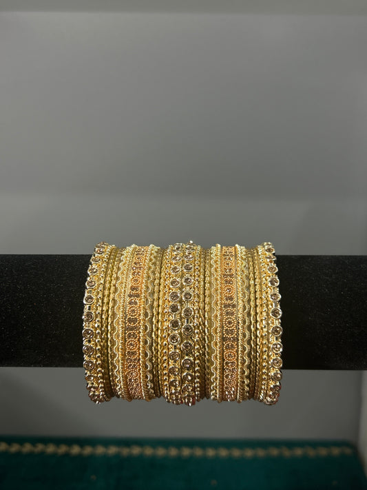 Gold Golden Noor Bangles