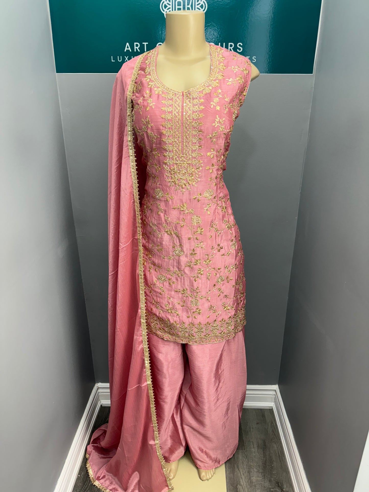 Readymade Sharara Suit- AK101217-26
