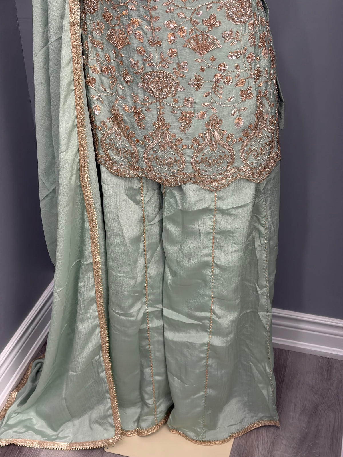 Readymade Sharara Suit- AK5456-1326