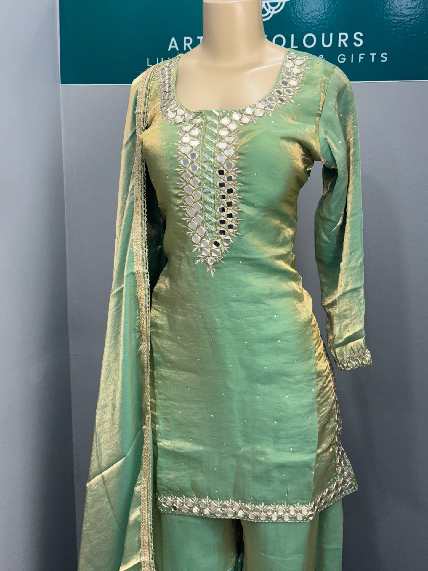 Readymade Fendi Gharara Suit- AK101218-26