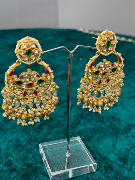 Pachi Kundan Earrings