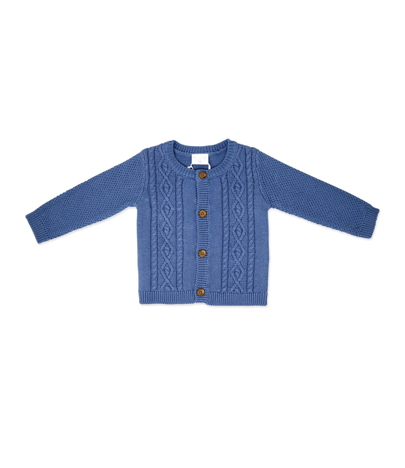 Knit Cardigan Set- Navy