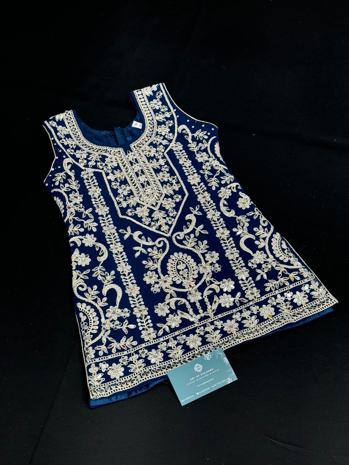 Lavleen Kids Salwar Suit- Blue