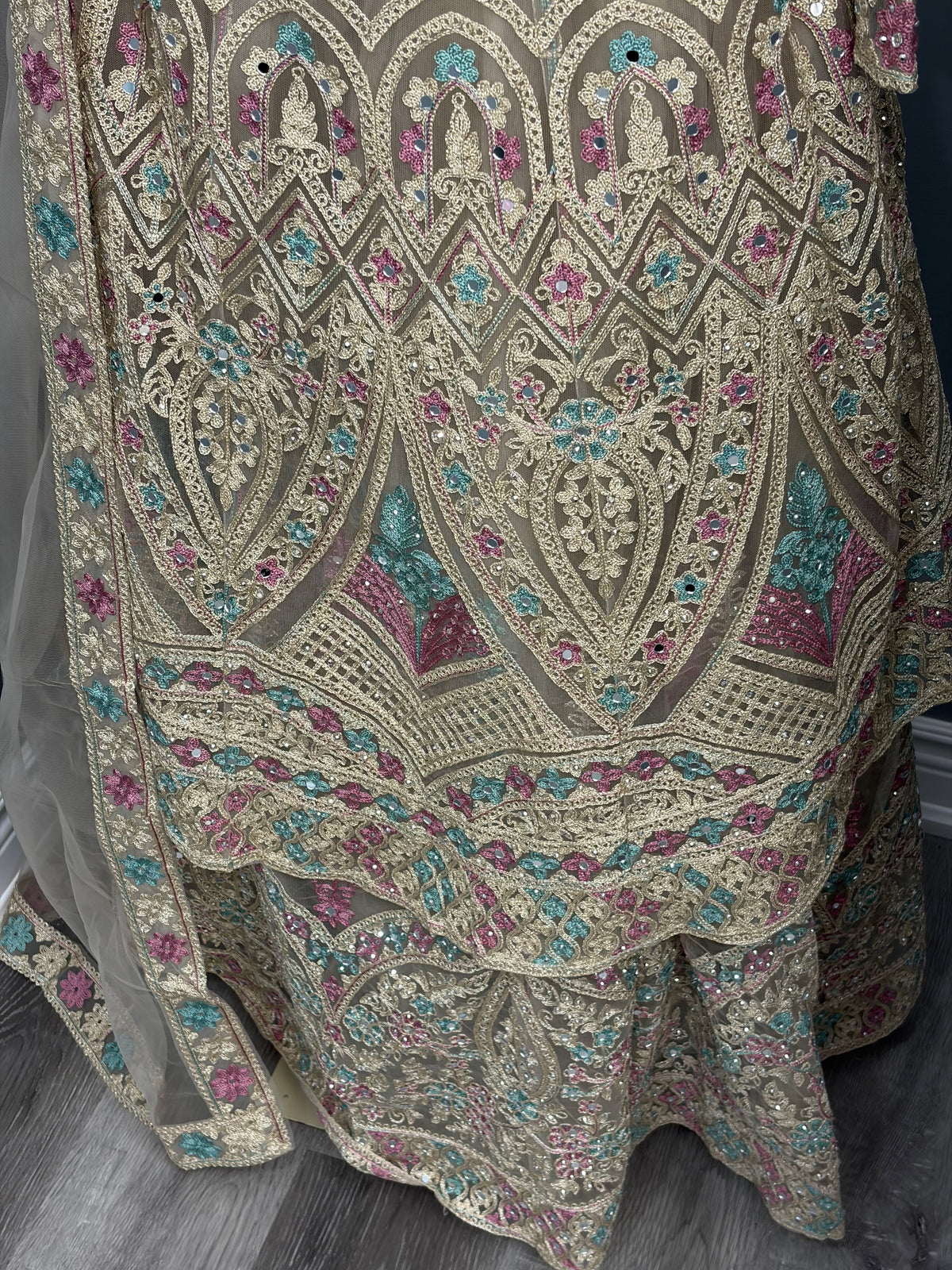 Embroidered Frock Lehenga- AK38-06