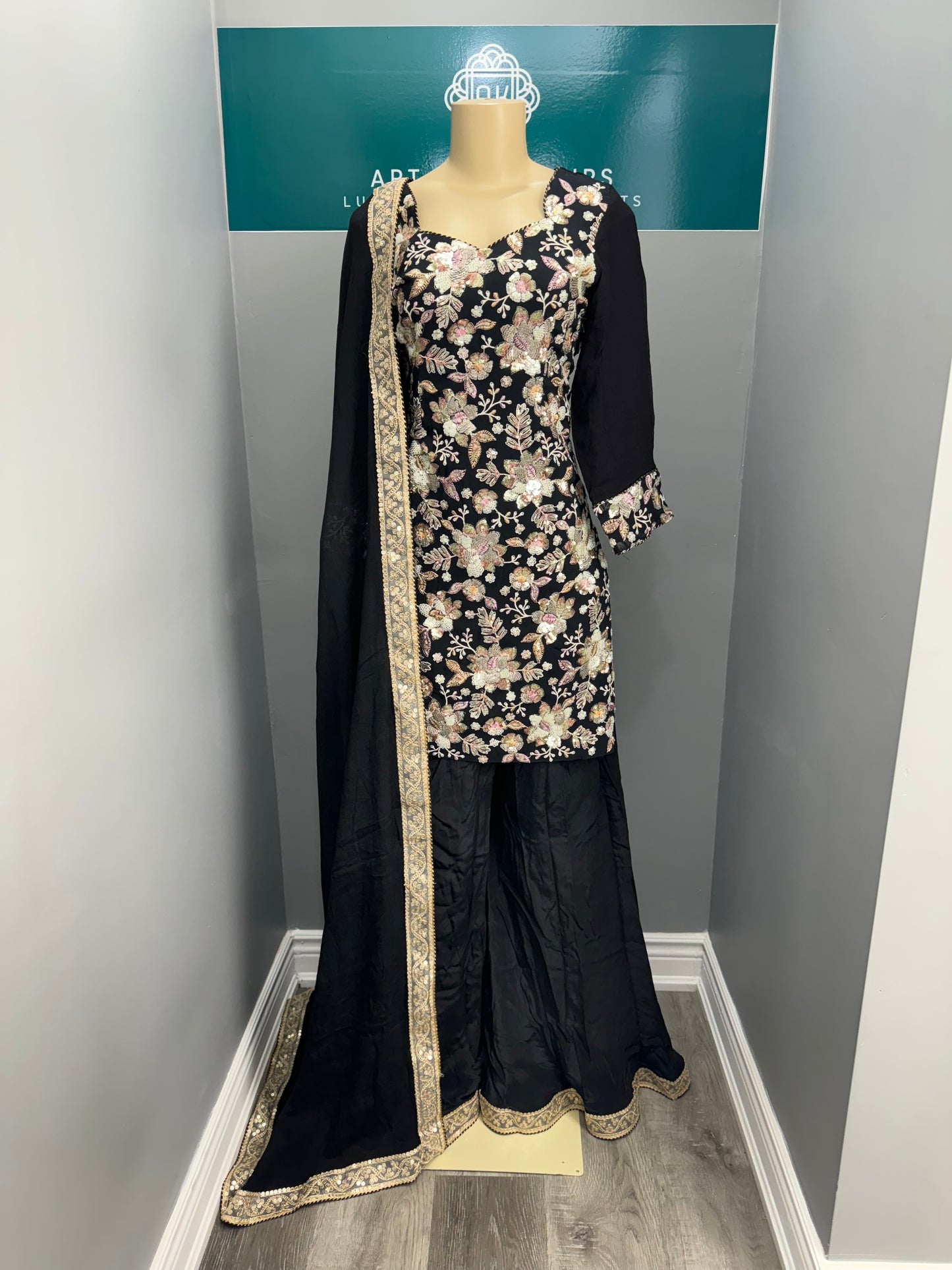 Sequence Work Sharara Suit