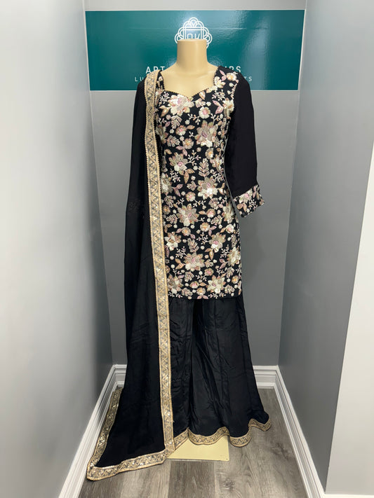 Sequence Work Sharara Suit