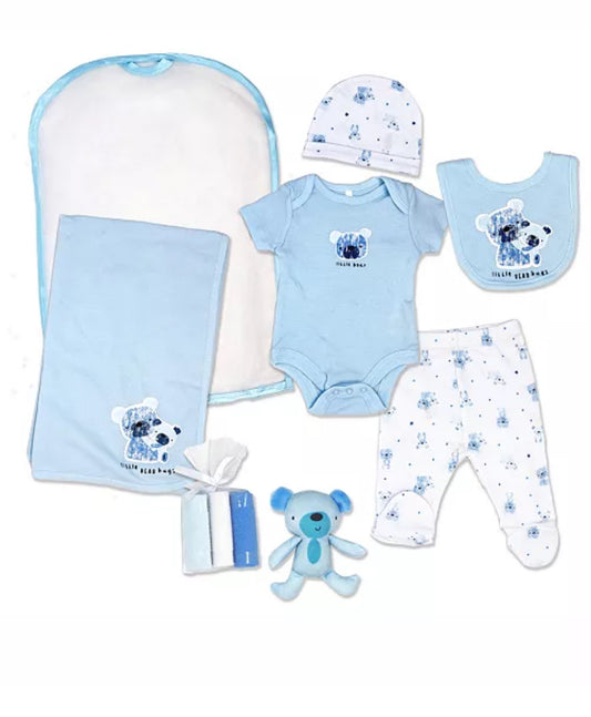 Boys 10 Piece Mesh Bag Set: Little Bear Hugs