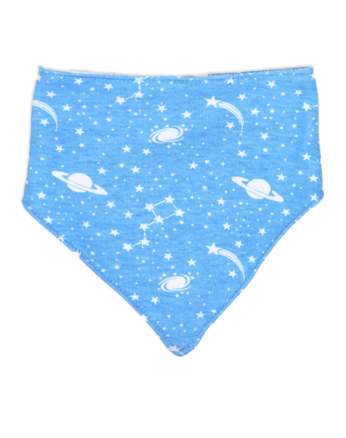 5 pc Bibs and Socks - Blue Galaxy