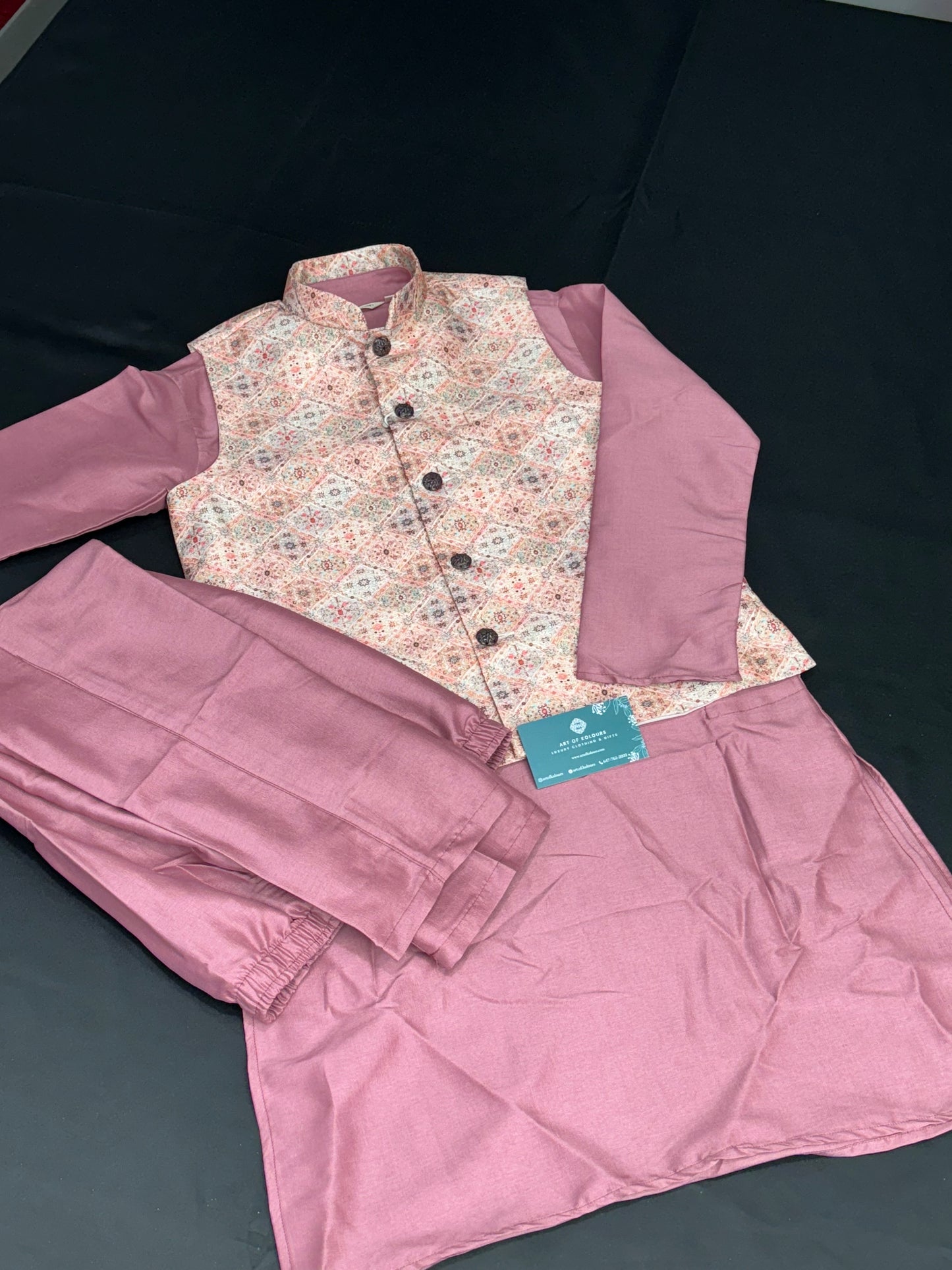 Gurtej Kurta Pajama Vest Set