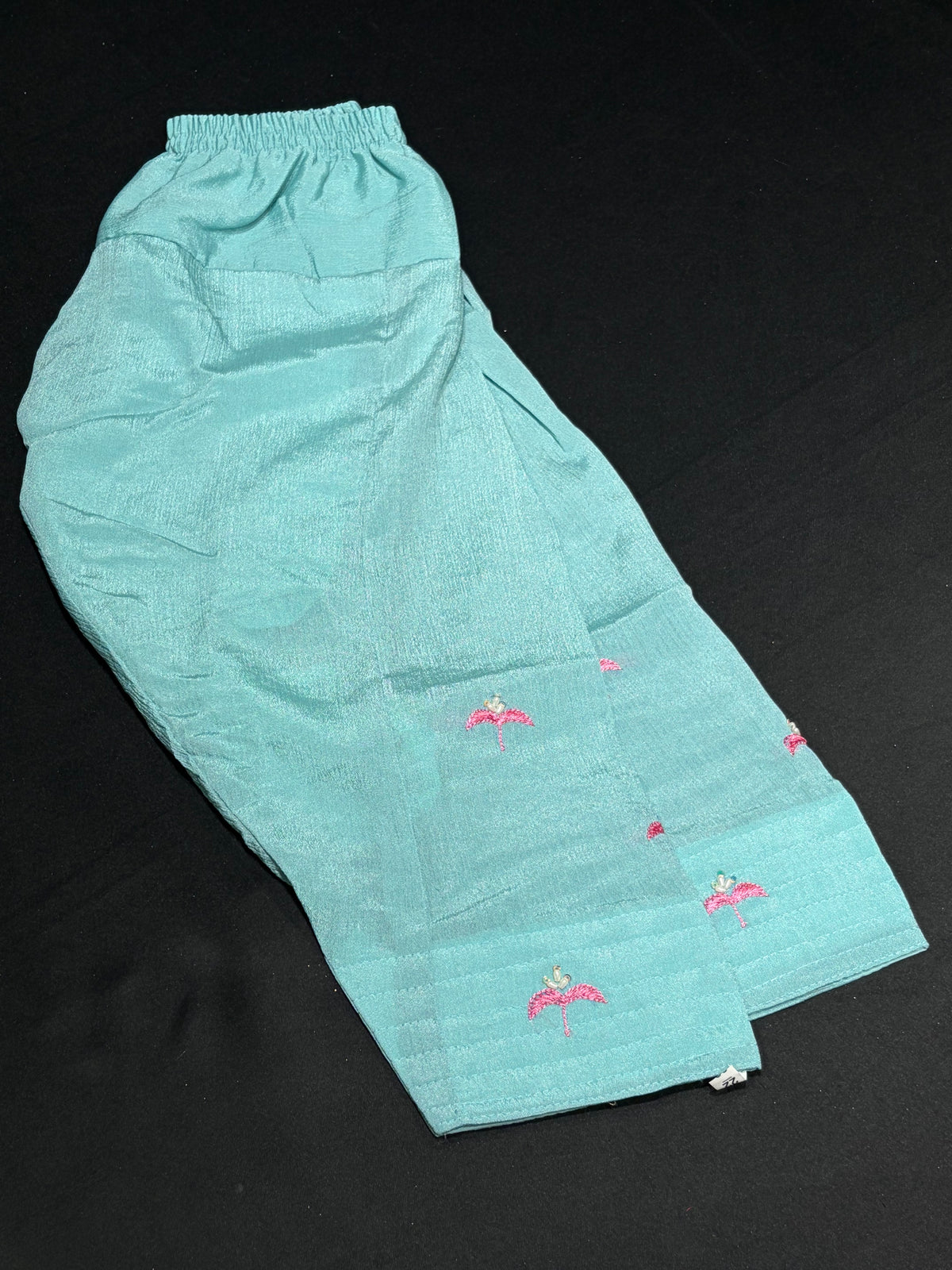 Mint Pink Handwork Salwar Suit