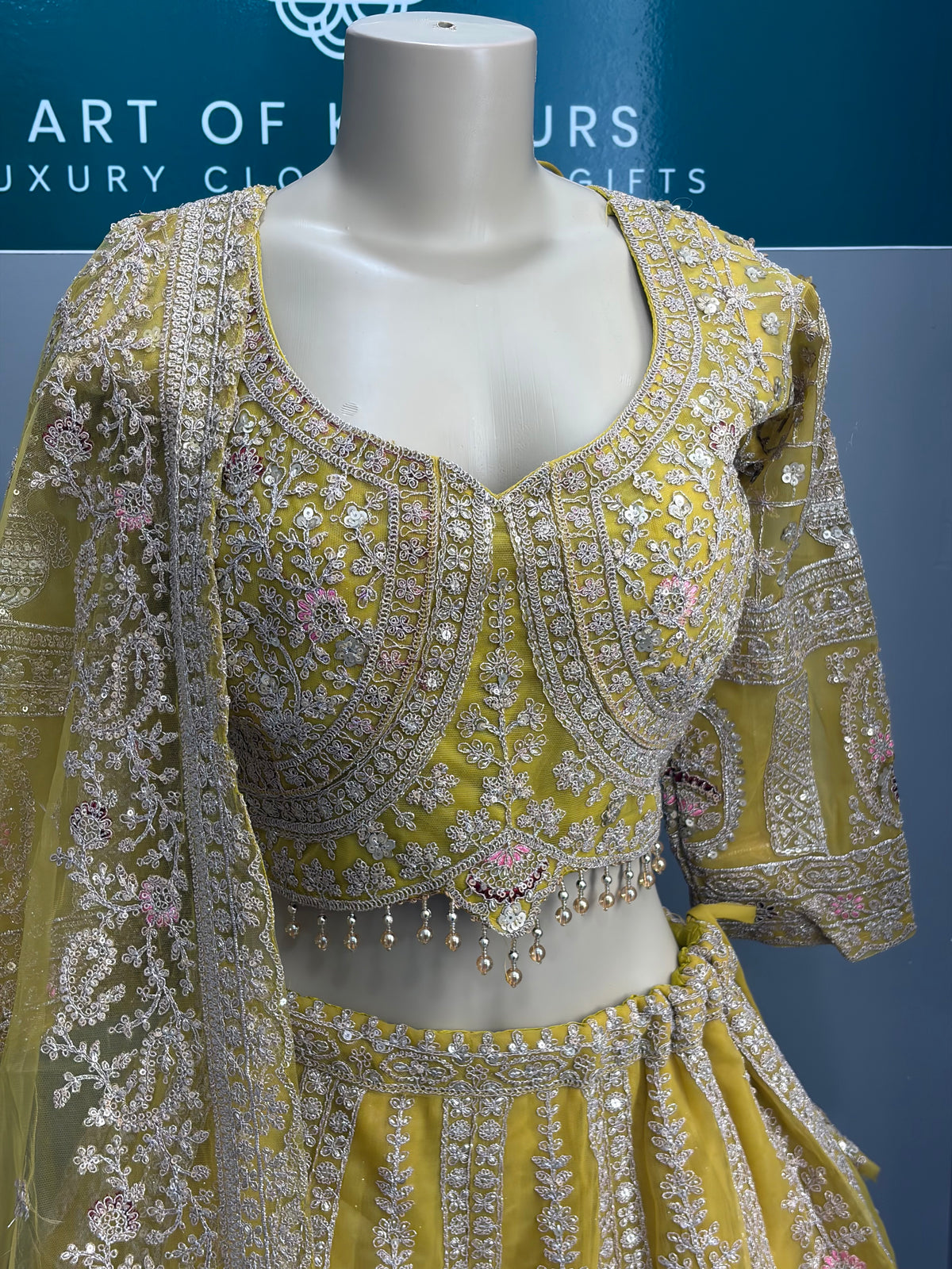 Embroidered Lehenga- AK1012-1026