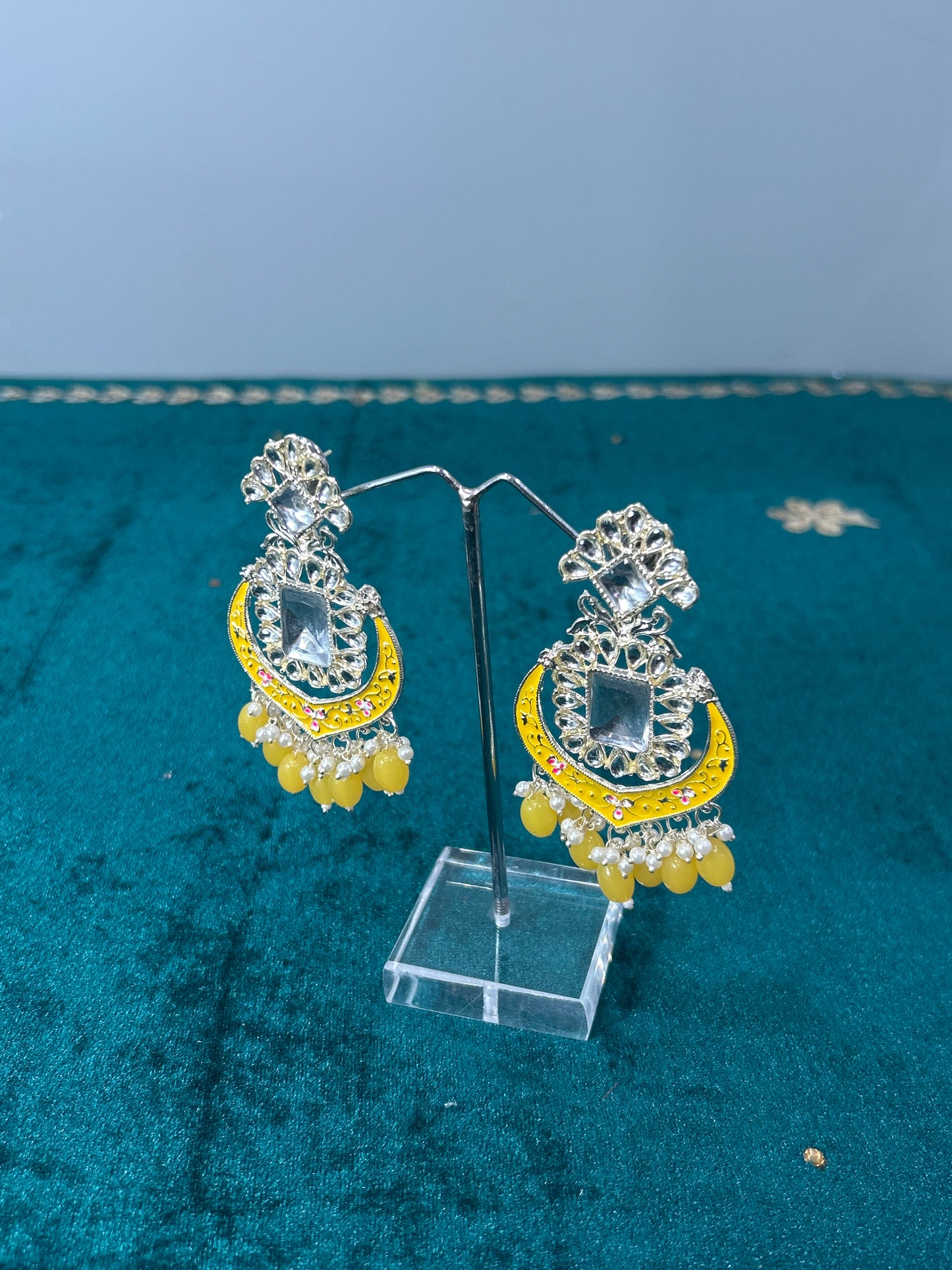 Yellow Chandni Earrings
