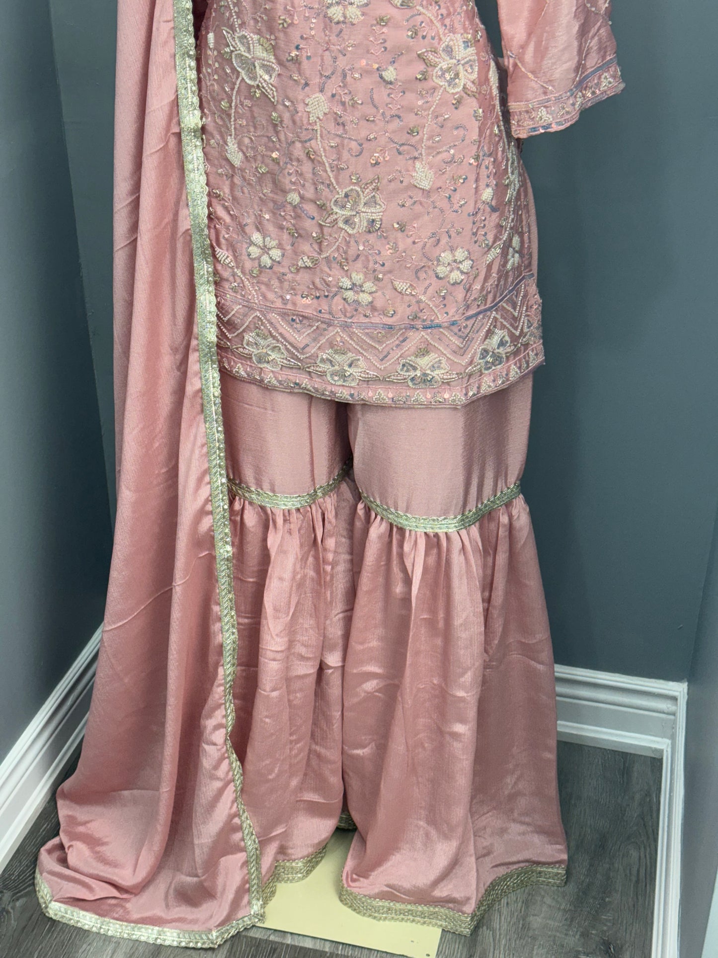 Readymade Gharara Suit- AK101205-26