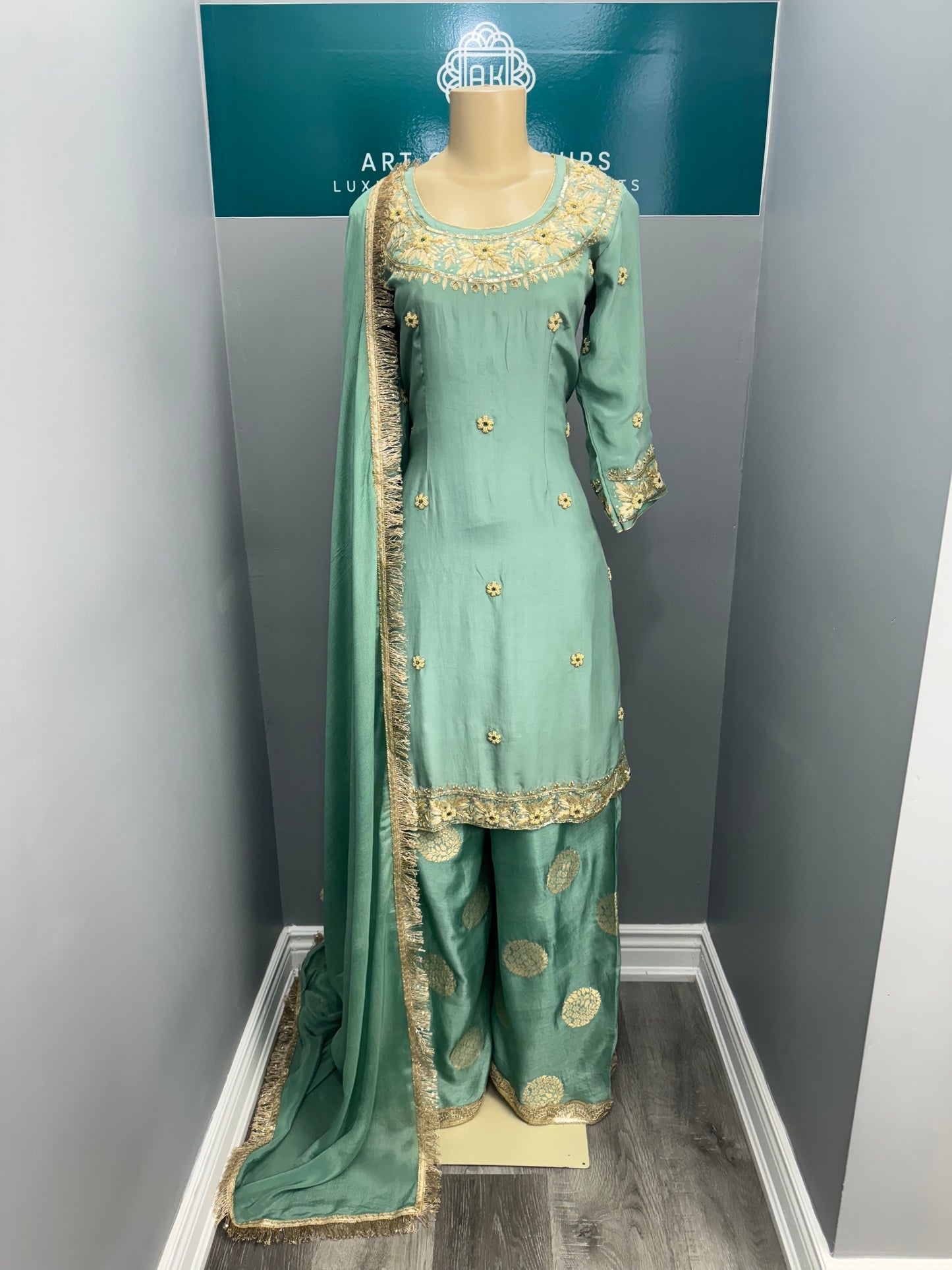 Handwork Banarsi Sharara Suit
