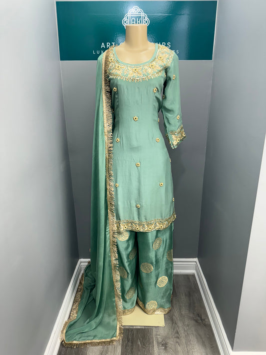 Handwork Banarsi Sharara Suit