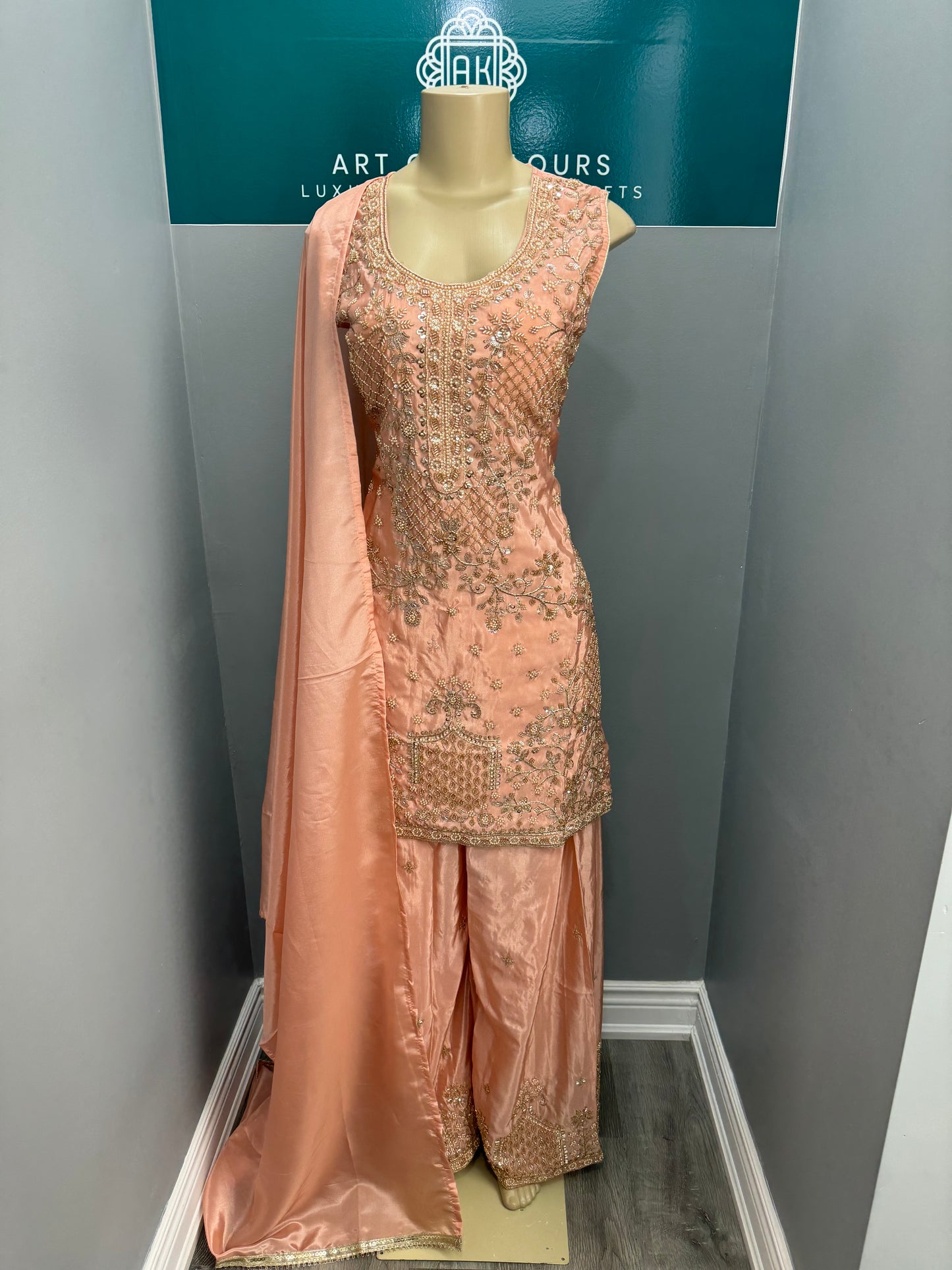Readymade Sharara Suit- AK5758-0926