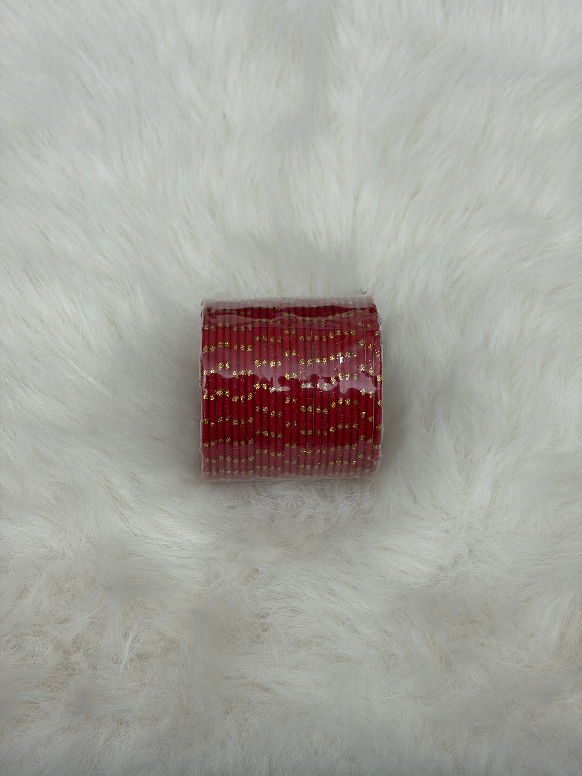 Kids Plain Bangles- Red