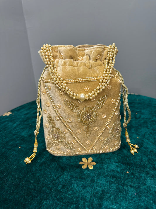 Rectangular Handwork Potli Bag