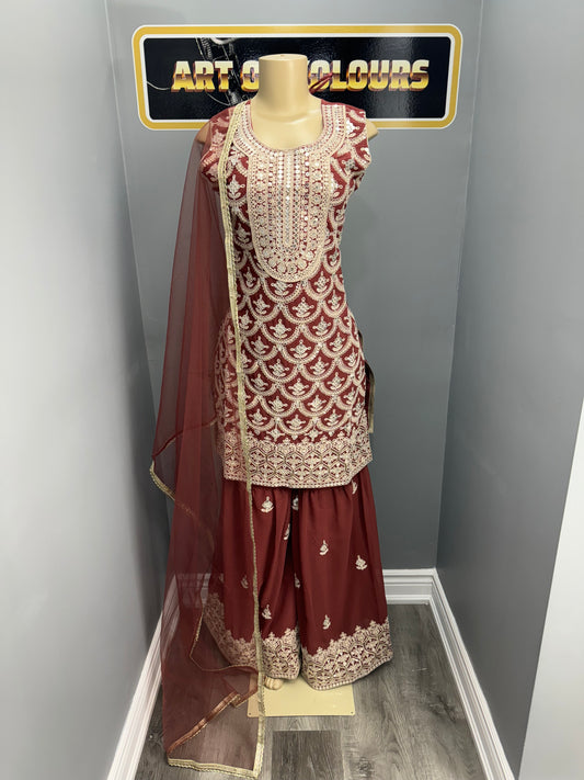 Subatra Readymade Gharara Suit