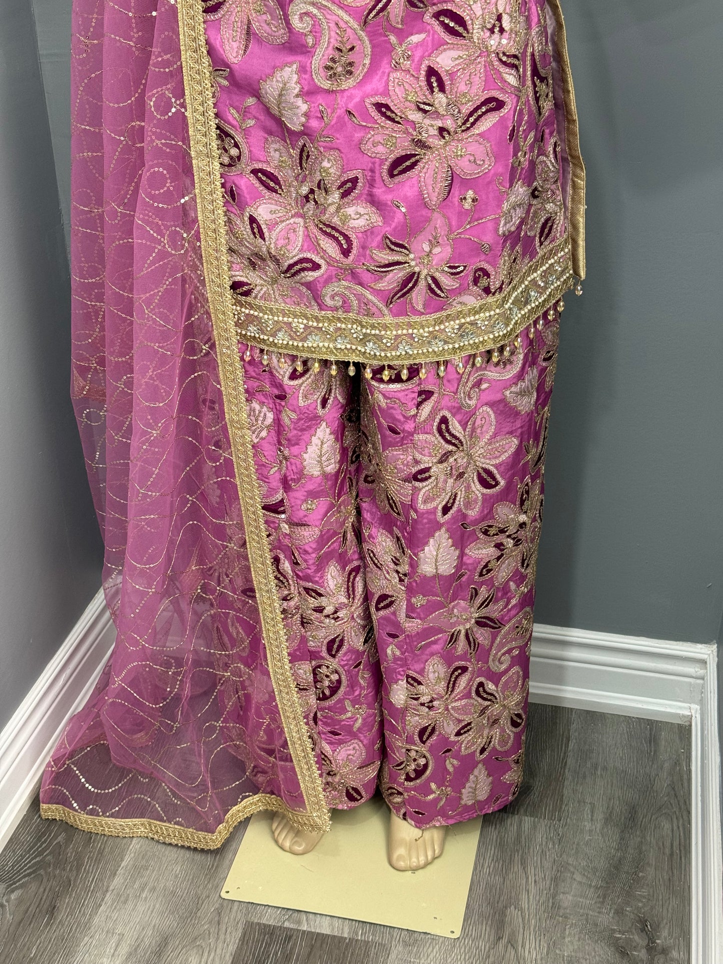 Readymade Sharara Suit- AK6465-15