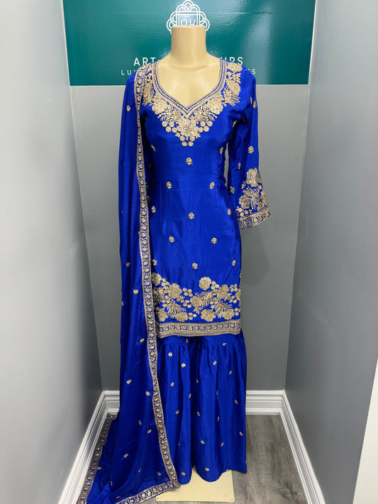 Readymade Gharara Suit- AK4649-27