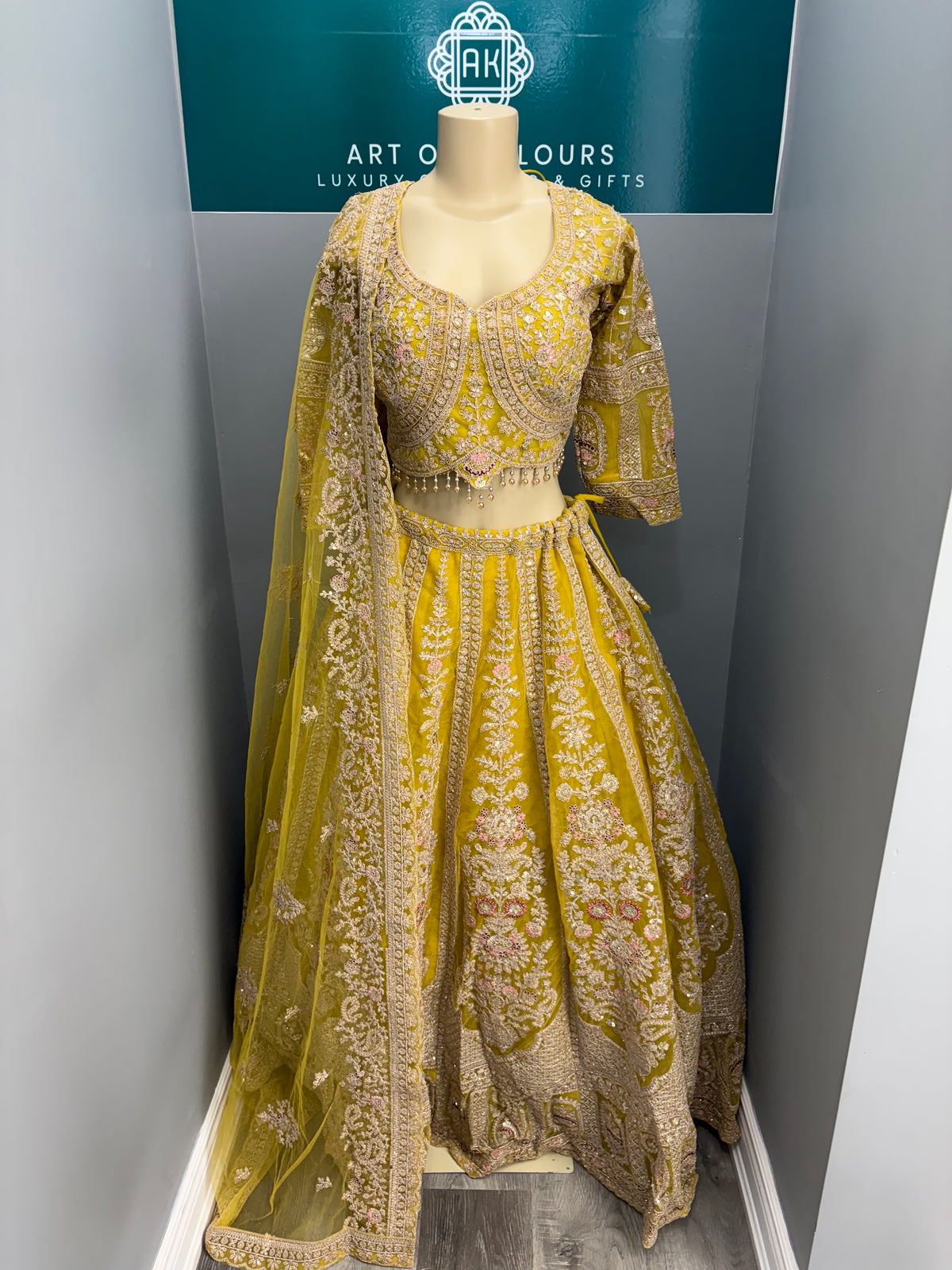 Embroidered Lehenga- AK1012-1026